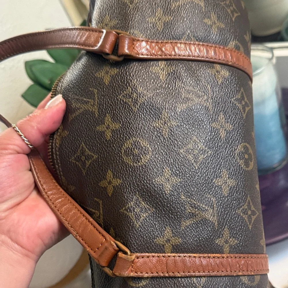 Louis Vuitton papillon 30 Brown Monogram Leather Bag
